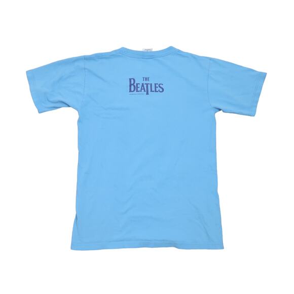 Vintage Y2K Cygnus The Beatles blue graphic band t-shirt Small - Picture 4 of 6